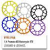 hopsupRC Aluminum 7075 Hub Chain Sprocket Upgrades Part for 1/4 Promoto MX Motorcycle Dirt Bike RTR FXR (LOS06000) (LOS06002) 7075 Alloy Hub Chain Sprocket Hops Up,Purple view 2