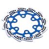 hopsupRC Aluminum 7075-T6 Rear Brake Disk Upgrades Part for 1/4 Promoto MX Motorcycle Dirt Bike RTR FXR LOS06000 LOS06002,Alloy 7075-T6 Rear Brake Disk Hops Up,Blue view 1