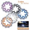 hopsupRC Aluminum 7075-T6 Rear Brake Disk Upgrades Part for 1/4 Promoto MX Motorcycle Dirt Bike RTR FXR LOS06000 LOS06002,Alloy 7075-T6 Rear Brake Disk Hops Up,Blue view 4