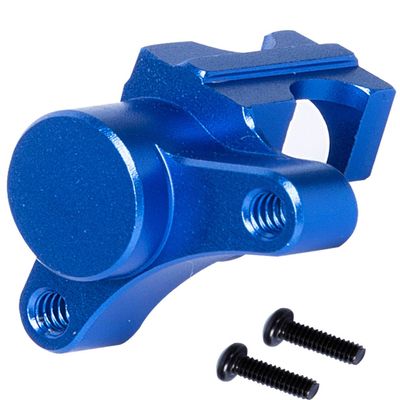 hopsupRC Aluminum 7075-T6 Rear Caliper Upgrades Part for 1/4 Promoto MX Motorcycle Dirt Bike RTR FXR LOS06000 LOS06002,Alloy 7075-T6 Rear Caliper Hops Up,Blue