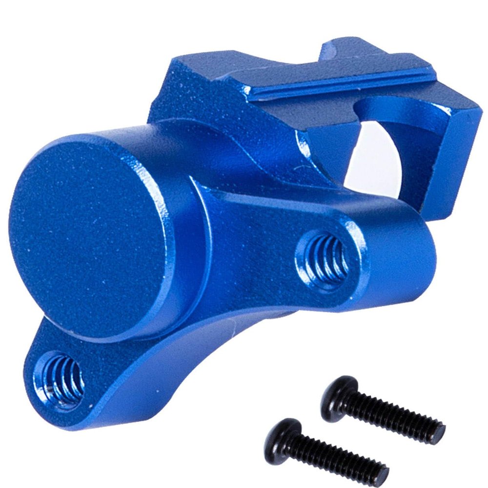 hopsupRC Aluminum 7075-T6 Rear Caliper Upgrades Part for 1/4 Promoto MX Motorcycle Dirt Bike RTR FXR LOS06000 LOS06002,Alloy 7075-T6 Rear Caliper Hops Up,Blue