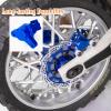 hopsupRC Aluminum 7075-T6 Rear Caliper Upgrades Part for 1/4 Promoto MX Motorcycle Dirt Bike RTR FXR LOS06000 LOS06002,Alloy 7075-T6 Rear Caliper Hops Up,Blue view 3