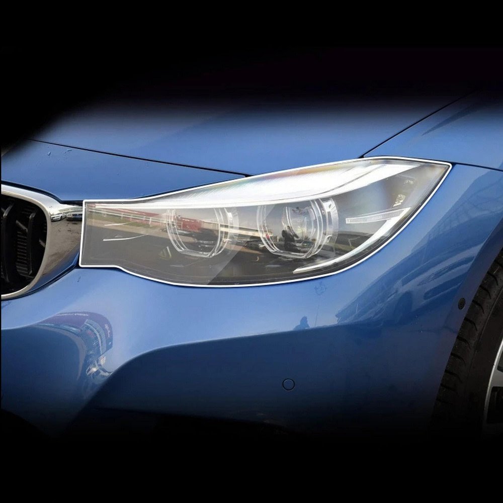 JCAKES Car Exterior Headlight Anti-Scratch TPU Protective Film Anti-Scratch Repair Film Accessories Refitfor BMW F34 3GT 2013-2018
