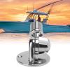 Tyenaza Marine Antenna Mount, 25mm/1.0in Threaded 316 Stainless Steel Polishing Processing 180 Adjustable Antennas Bracket view 3