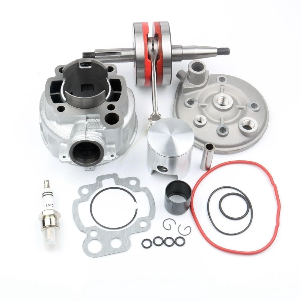 49mm / 12mm 90cc Big Bore Cylinder Kit & Racing Crankshaft for Peugeot XPS XP6 XR6 AM6 50cc Minarelli 2 Stroke