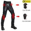 LOMENG Winter Motorcycle Riding Pants Waterproof Leather Pants Motorbike Motocross Pants with CE Removable Armored for Men Winter 2XL view 3