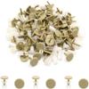 XYWHPGV 100Pcs White Beige Car Plastic Rivets Weatherstrip Moulding Fastener Clip 8mm(efea5 e4b2d 02b05 1591f 2d4c8 7f2d2 view 2