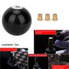 MUNEFE Black 8 Rod Ear Shifts Knobs, Car Spherical Shifts Knob, Shift Knob Manual Gear for Most Cars, Trucks and Van view 3