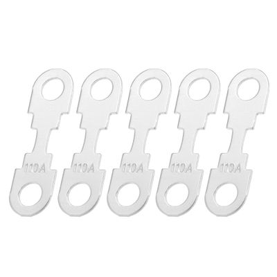 X AUTOHAUX 5pcs 110A 12V High Current Strip Fuses for Automotive Truck Motorcycle Boat Audio CDs Fuses Holder