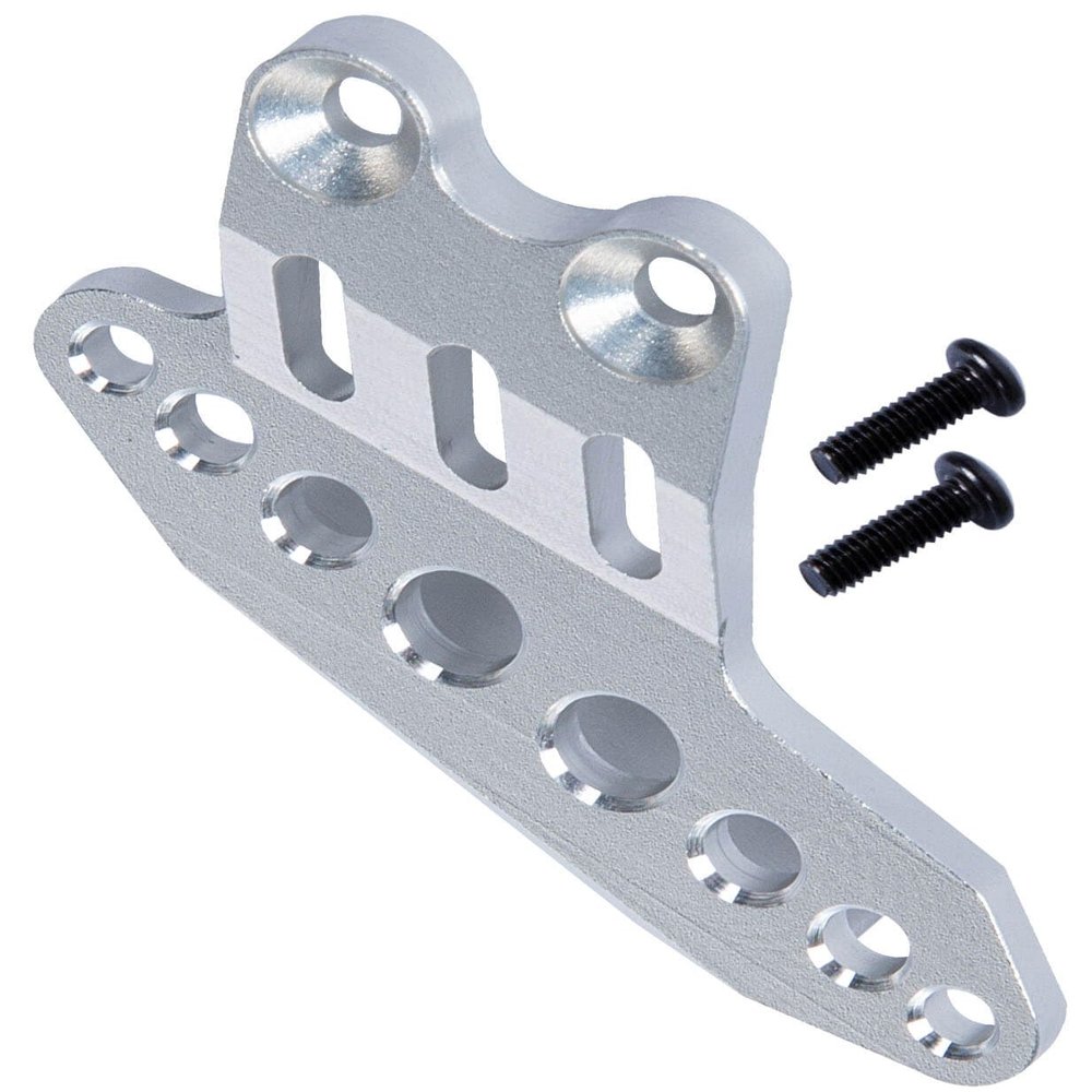 hopsupRC 7075-T6 Aluminum Chain Guard Protector Upgrades Part for 1/4 Promoto MX Motorcycle Dirt Bike RTR FXR LOS06000 LOS06002,Alloy Chain Guard Protector Hops Up,Silver