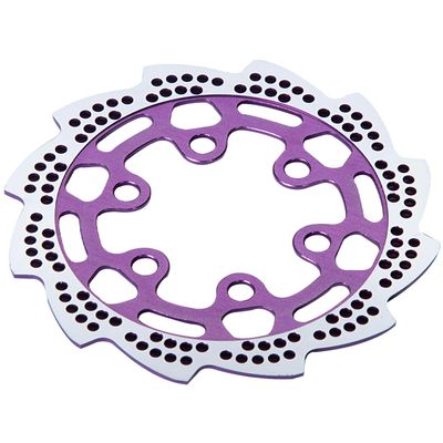 hopsupRC Aluminum 7075-T6 Rear Brake Disk Upgrades Part for 1/4 Promoto MX Motorcycle Dirt Bike RTR FXR LOS06000 LOS06002,Alloy 7075-T6 Rear Brake Disk Hops Up,Purple
