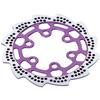 hopsupRC Aluminum 7075-T6 Rear Brake Disk Upgrades Part for 1/4 Promoto MX Motorcycle Dirt Bike RTR FXR LOS06000 LOS06002,Alloy 7075-T6 Rear Brake Disk Hops Up,Purple view 1