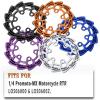 hopsupRC Aluminum 7075-T6 Rear Brake Disk Upgrades Part for 1/4 Promoto MX Motorcycle Dirt Bike RTR FXR LOS06000 LOS06002,Alloy 7075-T6 Rear Brake Disk Hops Up,Purple view 2