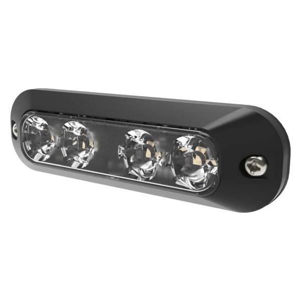12-24VDC Red & White Directional 4 LED Surface Mount Split Color