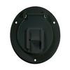 4.3 x 2.3 in. Round Basic Cable Hatch, Black view 1