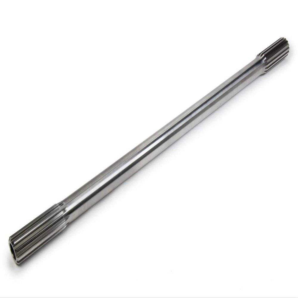 28 in. Long Hollow Steel Drive Shaft with 10-10 Spline Sprint Car, Natural