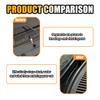 Car Front Windshield Rubber Seal Strip, 1.7M/5.6FT Car Weather Stripping Seal Strip Waterproof and Soundproof Cuttable Windshield Window Door Seal Strip for Cars/Trucks/SUVs (5.6FT) view 3