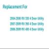 Back Liftgate Window Privacy Glass Replacement for Lexus RX330 2004-2006 / RX350 2007-2009 / RX400 2006-2009 view 4