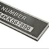 Custom Engraved Outdoor Hull Identification Number Plate Black Aluminum Made in USA (Black, Medium) view 4