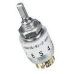 51A30-01-2-06N, Rotary Switch, 6pos, 1deck, 2pole/Deck, DP6T, Non-Shorting, 30 Throw, Solder Lug