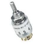 51A30-01-2-06N, Rotary Switch, 6pos, 1deck, 2pole/Deck, DP6T, Non-Shorting, 30 Throw, Solder Lug