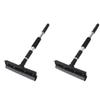 Healeved 2pcs Car Window Cleaning Squeegee Mop Mesh Sponge Head No Scratch Detachable Retractable Pole Easy Cleaning view 1