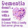 Dementia Doesn't Come with A Manual It Comes with A Family That Never Gives up Sticker Vinyl Decal Car Laptop Wall Window Bumper Sticker 5" view 1