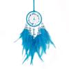 COWRC Women's car Interior Accessories, Hand-Woven Dream Catcher car Crystal Stone Feather Pendant, Women's car Accessories, Creative Interior Rearview Mirror Decoration, Feather car Pendant (White) view 2