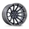 FUEL OFF-ROAD FC403 BURN 22X12 6X135 4.77-44mm GLOSS BLACK WITH BRUSHED GRAY TINT FACE & LIP - FC403BT22126344N view 1