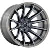 FUEL OFF-ROAD FC403 Burn 24X12 6X5.5 4.77-44mm Gloss Black with Brushed Gray Tint Face & Lip - FC403BT24126844N view 1