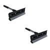 GLEAVI 2pcs Double-Sided Window Squeegee for Home and Car Cleaning Glass Mesh for Mirrors Shower Doors and Windshields Natural Tool view 1