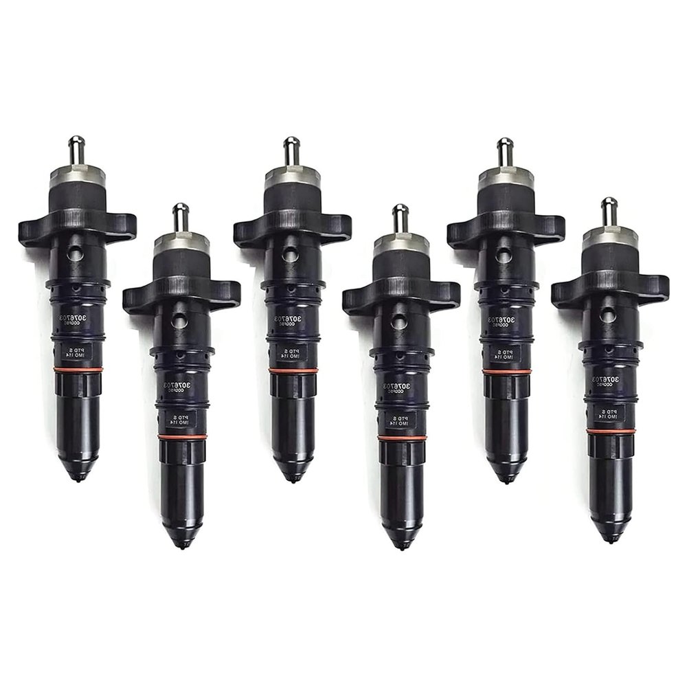 Qiape 3095773 6PCS Fuel injector for Cummins KTA38 KTA50 QSK19 QSK38 QSK50 Engine