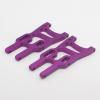 BrewJa 2pcs Compatible with HSP 106019 Aluminum Front Lower Suspension Arm 06011 1/10 Upgrade Parts for 94107 94106 94170 (Color : Purple) view 1