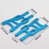 BrewJa 2pcs Compatible with HSP 106019 Aluminum Front Lower Suspension Arm 06011 1/10 Upgrade Parts for 94107 94106 94170 (Color : Purple) view 3