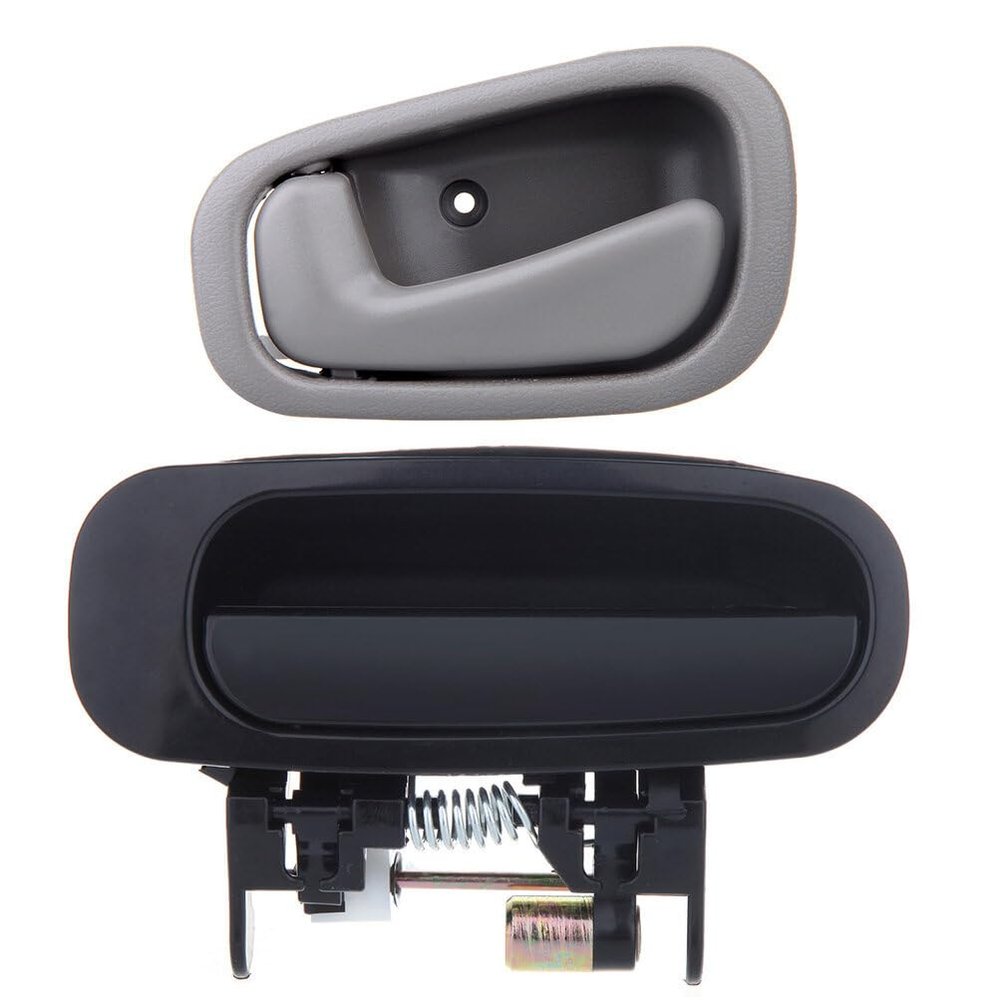 AINTIER Interior Door Handles Rear Side Replacement for 1998-2002 for Toyota for Corolla Replaces OE 69206-02050-B1 79502 69240-02030,69240-02040 77426