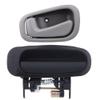 AINTIER Interior Door Handles Rear Side Replacement for 1998-2002 for Toyota for Corolla Replaces OE 69206-02050-B1 79502 69240-02030,69240-02040 77426 view 1