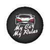 My Car My Rules Spare Tire Cover Windproof and Rainproof Truck SUV Wheel Protection Cover view 3