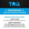 TRQ Passenger Side Power Heated Mirror Textured Black Cover Manual Fold view 3