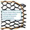Barrier Stretch Cargo Net Pocket for Auto, RV, or Home Organization and Storage (4" x 12") view 2