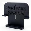 MotorCart Basics Echo Bike Phone Holder - Air Assault Bike Phone Holder (Hard Work Pays Off, Black) view 1
