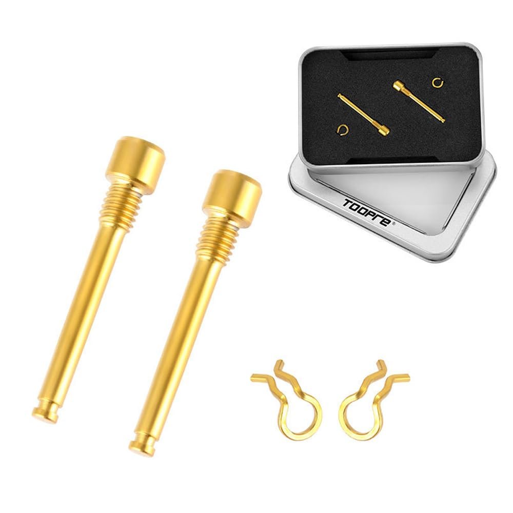 HUIOP Bicycle Hydraulic Disc Brake Pad Bolts Ti-Alloy Fixing Pin Inserts Caliper Screws Retainer Pin Circlip Bike Accessories,Retainer Pin