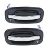 Dunhil Exterior Door Handles for Chevy Silverado GMC Sierra 1500 2500 3500 Classic 1999-2006, Chrome Lever, 15034985 15182406 (Front Left & Right, Chrome Lever) view 1
