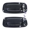 Dunhil Exterior Door Handles for Chevy Silverado GMC Sierra 1500 2500 3500 Classic 1999-2006, Chrome Lever, 15034985 15182406 (Front Left & Right, Chrome Lever) view 2