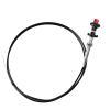 Camotokiit 55204 Control Cables,Adjustable Throttle Cables with 2 in. Black Knob, 10 Ft. Length Universal view 3