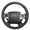 HATHWAY Fit for Toyota Tundra 2007-2013,Stitch Steering Wheel Cover,Black Leather Steering Wheel Wrap,Non-Slip Car Steering Wheel Cover view 1