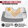 Autotech Park Sunshade Compatible with 2023-2026 Toyota Crown Front Windshield, Custom-fit Sunshade view 4