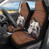 Xoenoiee Cute Pug Dog Print Car Seat Cover with Elastic Straps, Durable and Comfortable Car Seat Protector Suitable for Small Cars, Trucks, and Vans view 2