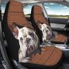 Xoenoiee Cute Pug Dog Print Car Seat Cover with Elastic Straps, Durable and Comfortable Car Seat Protector Suitable for Small Cars, Trucks, and Vans view 4