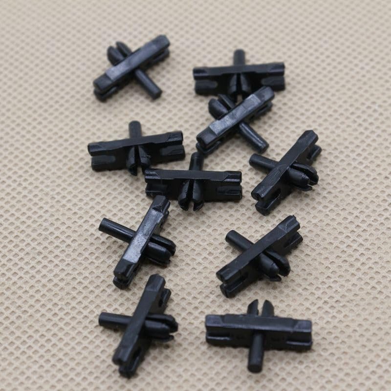 DZMZL Body Side Moulding Panel Clip Retainer Fastener Rivet for VW 113-853-585C, 113853585C Qty 10