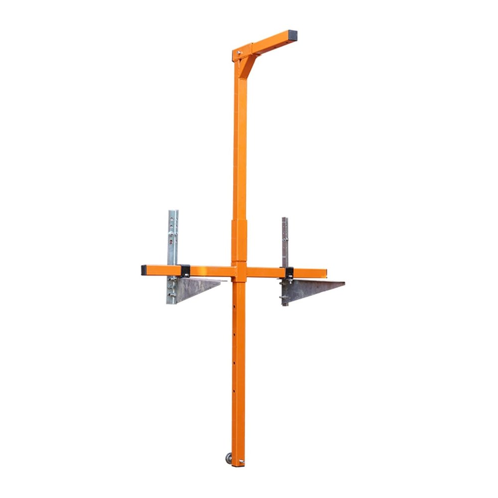 Air Conditioner Outside Installation Lifting Tool, 10/15/20m Lifting Tool Crane, Folding Self-Locking Manual Winch DOLUNTO (Color : Without winch)